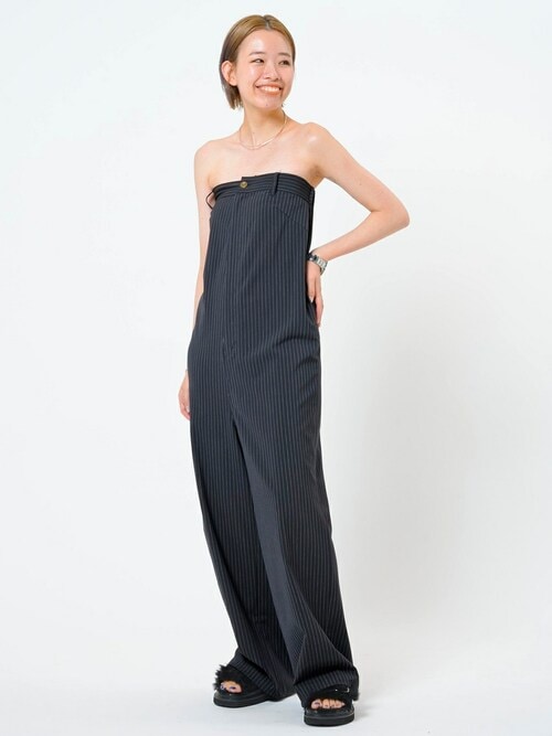 AP STUDIO【PROVOKE/プロヴォーク】別注ストライプオールインワン AP