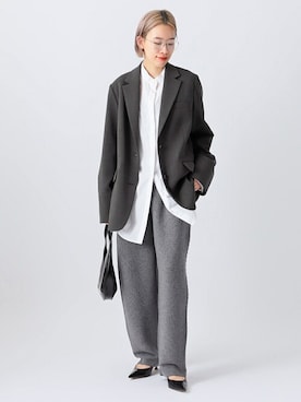 「AP STUDIO（エーピーストゥディオ）のアイテム（ジャケット/アウター）」を使った、STAFF.Mさん（レディース・162cm）の秋コーディネート