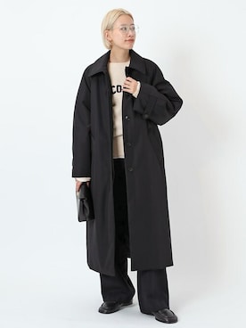 「AP STUDIO（エーピーストゥディオ）のアイテム」を使った、STAFF.Mさん（レディース・162cm）の秋コーディネート