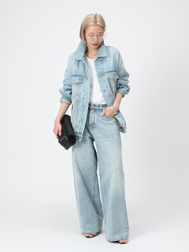 「AP STUDIO（エーピーストゥディオ）のアイテム」を使った、STAFF.Mさん（レディース・162cm）の冬コーディネート