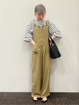 「AMERICAN HOLIC（アメリカンホリック）のアイテム（オールインワン・サロペット）」を使った、tommyさん（レディース・157cm）の夏コーディネート