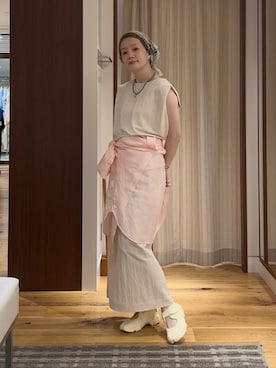 田中さん(レディース・155cm)の夏コーディネート
