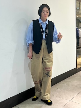 「Oblada（オブラダ）のアイテム」を使った、田中さん（レディース・155cm）の秋コーディネート