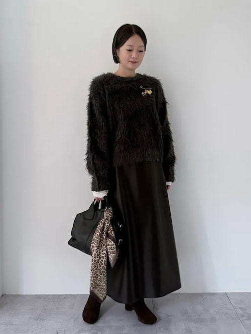 シップス/レオパードシルクスカーフ 65×65 レオパードシルクスカーフ 65×65（ストール/ショール）｜SHIPS