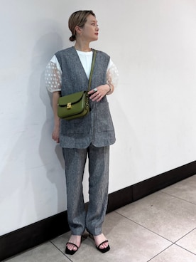 田中さん（レディース・155cm）の夏コーディネート