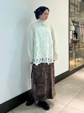 田中さん(レディース・155cm)の冬コーディネート