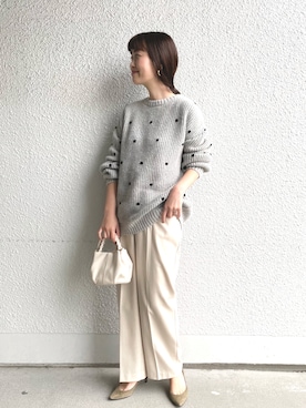 鈴木さん（レディース・161cm）の冬コーディネート