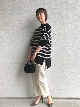 鈴木さん（レディース・161cm）の冬コーディネート