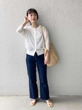 「SHIPS for women（シップスフォーウィメン）のアイテム」を使った、鈴木さん（レディース・161cm）の秋コーディネート