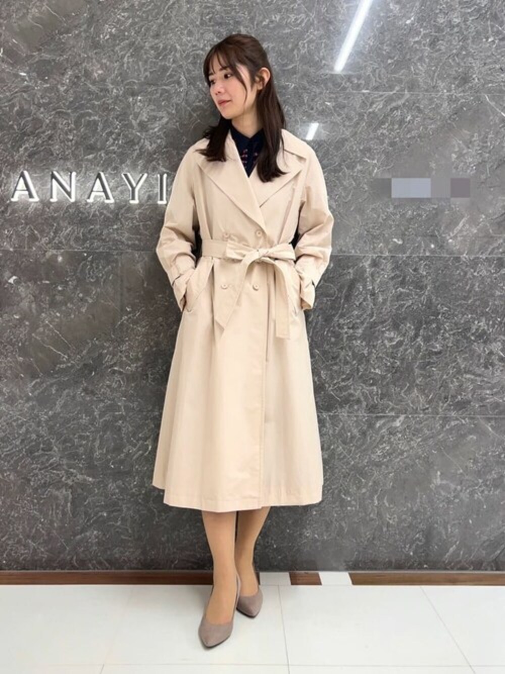 Genba｜ANAYIのトレンチコートを使ったコーディネート - WEAR