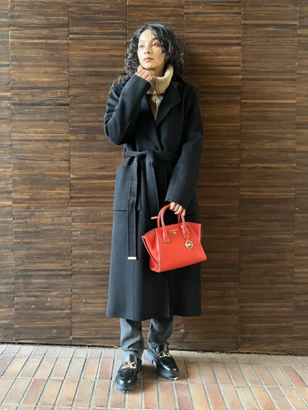 【美品】MICHAEL KORS （マイケルコース） CARMEN ローファー ☆未使用品☆マイケル・コース カルメン ローファー レザー
