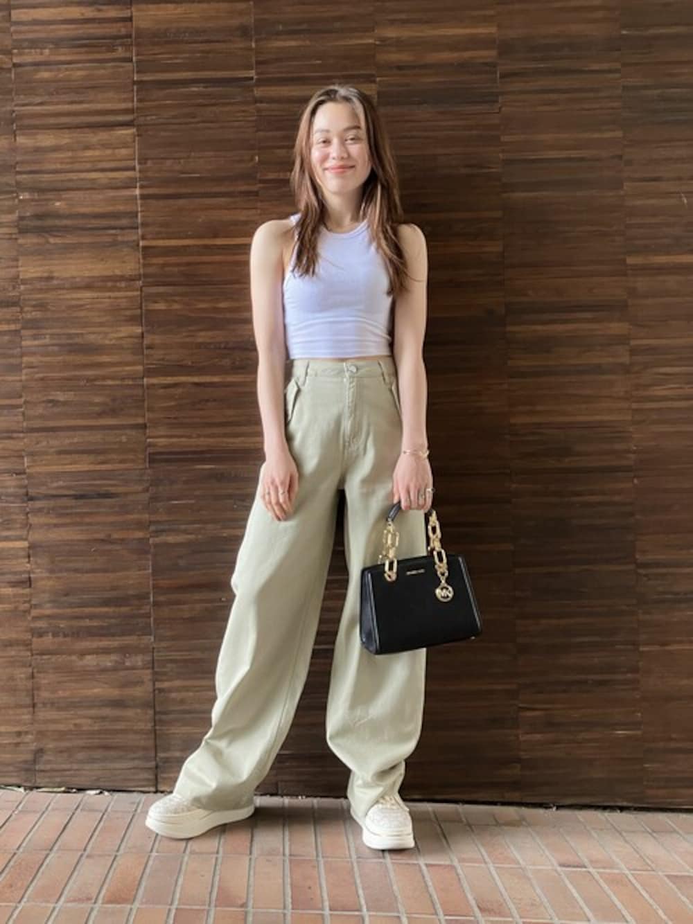 MICHAEL KORS(マイケルコース) トートバッグ美品 - ベージュ レザー