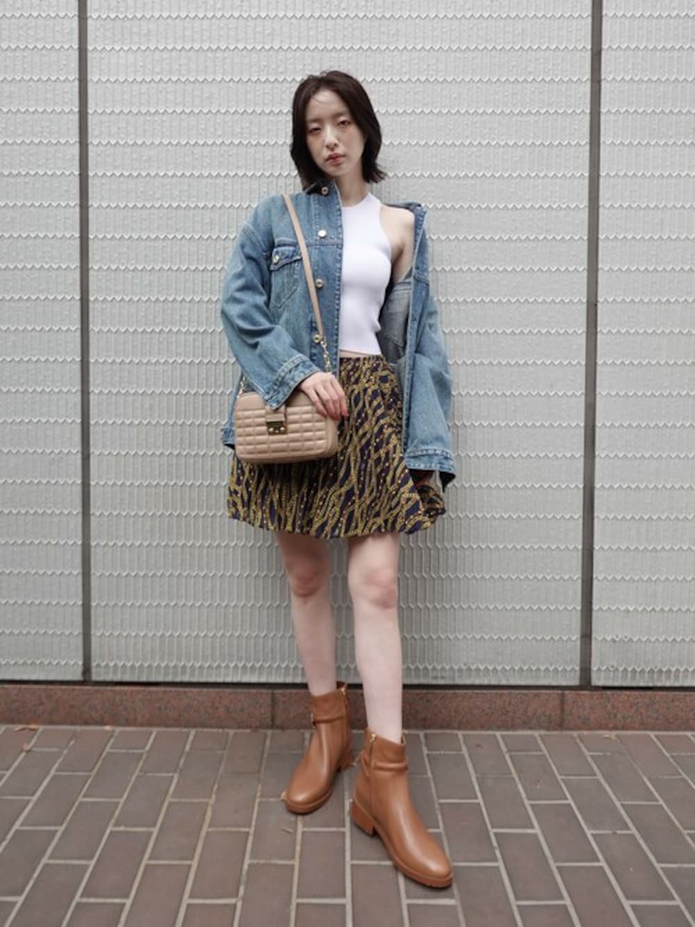 【完売必至】MICHAEL KORS ジョルディ スモール デニムプリント MICHAEL KORS OFFICIAL(MICHAEL KORS OFFICIAL)｜MICHAEL KORSの