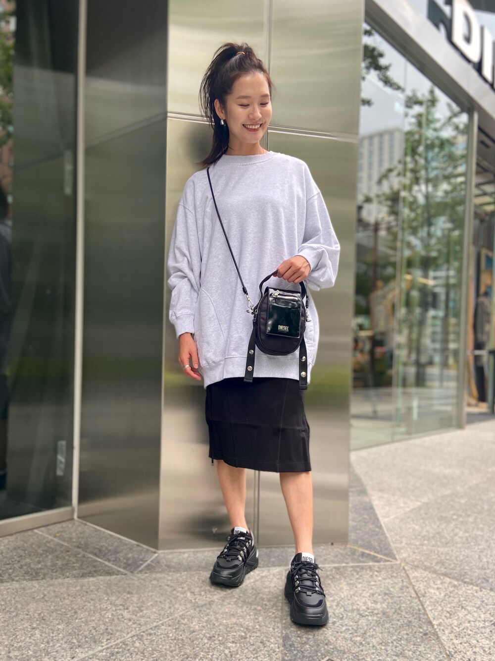 DIESEL（ディーゼル）の「レディース ミディスカート タイトフィット