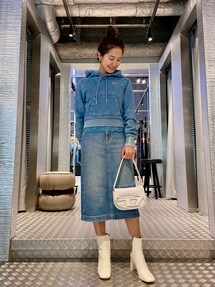 美品♡ディーゼル DIESEL タイトデニムスカート ひざ丈 フルジップ Amazon.co.jp: [Diesel] (ディーゼル) レディース タイト デニム