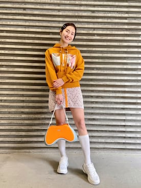 「DIESEL OSAKA」｜KAEさん（レディース・157cm）の冬コーディネート