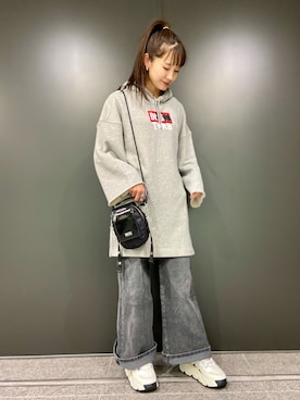 「DIESEL OSAKA」｜「アイテム（ワンピース/ドレス）」を使った、KAEさん（レディース・157cm）の夏コーディネート