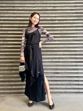 「DIESEL OSAKA」｜KAEさん（レディース・157cm）の夏コーディネート