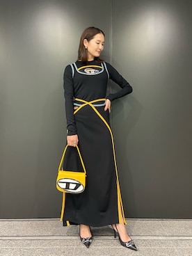 「DIESEL OSAKA」｜KAEさん（レディース・157cm）の夏コーディネート