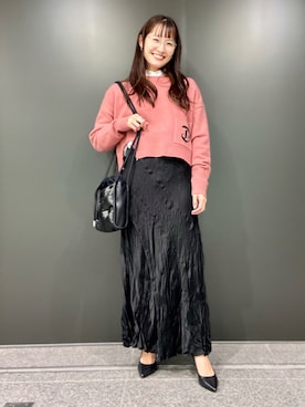 「DIESEL OSAKA」｜「アイテム（パンプス）」を使った、KAEさん（レディース・157cm）の秋コーディネート