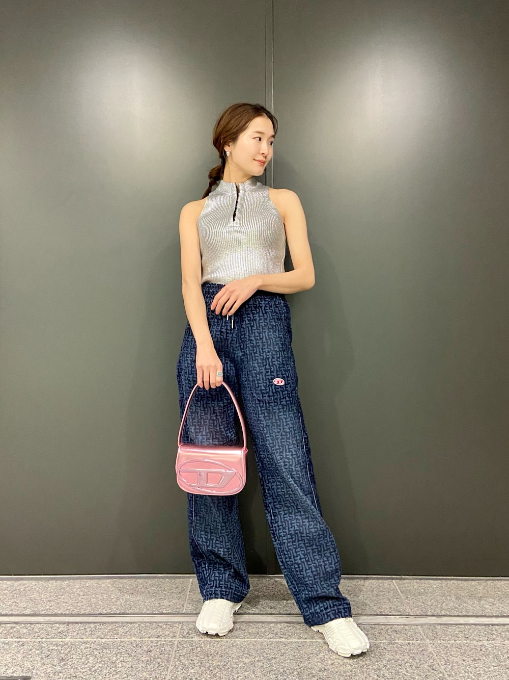 DIESEL（ディーゼル）の「レディース ノースリーブ ニット トップス