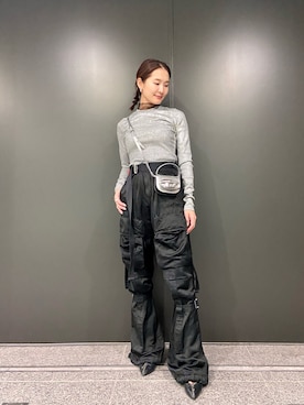 「DIESEL OSAKA」｜KAEさん（レディース・157cm）の秋コーディネート