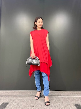 「DIESEL OSAKA」｜「アイテム（ワンピース/ドレス）」を使った、KAEさん（レディース・157cm）の夏コーディネート