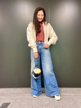 DIESEL（ディーゼル）の「レディース ニット ブルゾン ハイネック 異