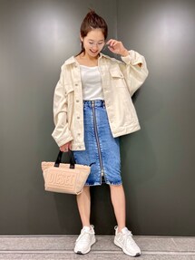 特価 diesel ディーゼル 腰巻きスタイル フェイクシャツ 膝丈スカート スカート付き レギンス チェック柄 シャツ 腰巻き風 スパッツ