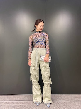 「DIESEL OSAKA」｜KAEさん（レディース・157cm）の秋コーディネート