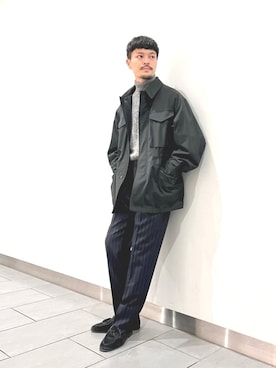 「green label relaxing（グリーンレーベルリラクシング）のアイテム（その他アウター）」を使った、green label relaxingさん（メンズ・168cm）の冬コーディネート