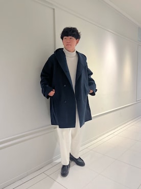 「green label relaxing（グリーンレーベルリラクシング）のアイテム（その他アウター）」を使った、green label relaxingさん（メンズ・179cm）の冬コーディネート