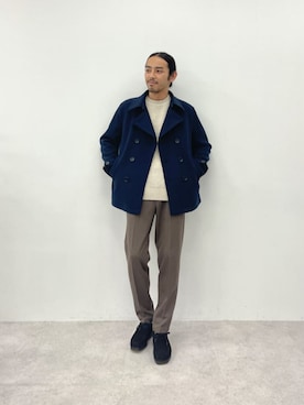 「green label relaxing（グリーンレーベルリラクシング）のアイテム（その他アウター）」を使った、green label relaxingさん（メンズ・178cm）の冬コーディネート