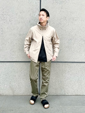 「green label relaxing（グリーンレーベルリラクシング）のアイテム（マウンテンパーカー）」を使った、green label relaxingさん（メンズ・168cm）の春コーディネート