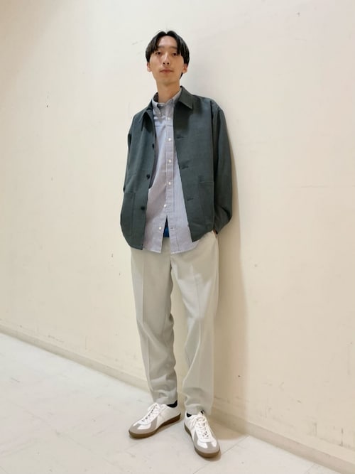 green label relaxinggreen label relaxingさんのカバーオール「テックカルゼ カバーオール -防シワ・ストレッチ-(green label relaxing|グリーンレーベルリラクシング)」を使ったコーディネート