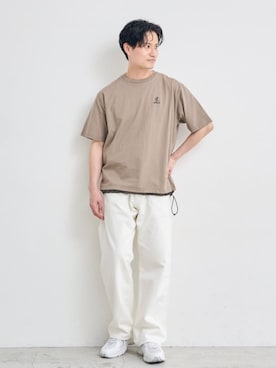 「Gramicci（グラミチ）のアイテム（トップス）」を使った、green label relaxingさん（メンズ・178cm）の春コーディネート