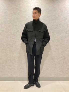 「green label relaxing（グリーンレーベルリラクシング）のアイテム（その他アウター）」を使った、green label relaxingさん（メンズ・173cm）の冬コーディネート
