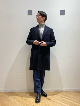 「green label relaxing（グリーンレーベルリラクシング）のアイテム（その他アウター）」を使った、green label relaxingさん（メンズ・176cm）の冬コーディネート