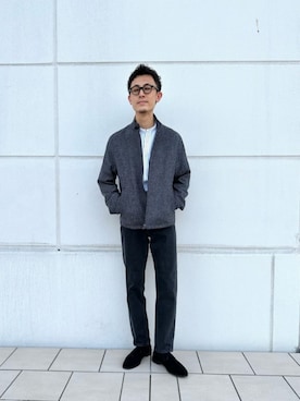 「green label relaxing（グリーンレーベルリラクシング）のアイテム（その他アウター）」を使った、green label relaxingさん（メンズ・174cm）の冬コーディネート