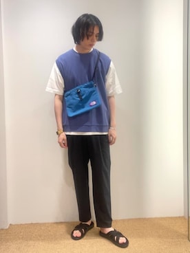 「green label relaxing（グリーンレーベルリラクシング）のアイテム」を使った、green label relaxingさん（メンズ・185cm）の夏コーディネート