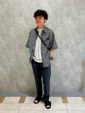 green label relaxingさん（メンズ・160cm）の夏コーディネート