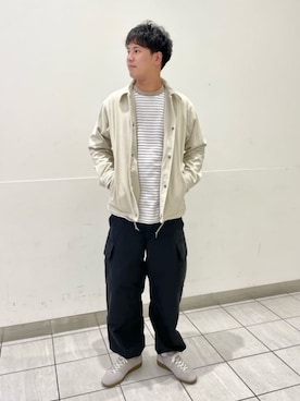 「green label relaxing（グリーンレーベルリラクシング）のアイテム（ブルゾン）」を使った、green label relaxingさん（メンズ・178cm）の秋コーディネート
