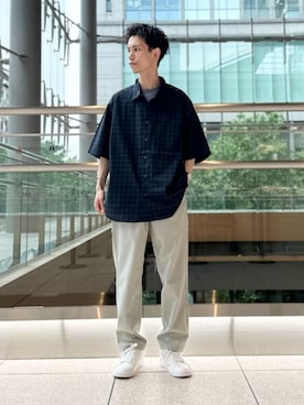 green label relaxingさん（メンズ・169cm）の夏コーディネート