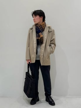 「green label relaxing（グリーンレーベルリラクシング）のアイテム（その他アウター）」を使った、green label relaxingさん（メンズ・167cm）の冬コーディネート