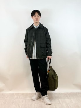 「green label relaxing（グリーンレーベルリラクシング）のアイテム（その他アウター）」を使った、green label relaxingさん（メンズ・173cm）の冬コーディネート