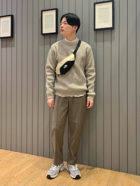 「NEW BALANCE（ニューバランス）の＜New Balance＞MR530 CK スニーカー（スニーカー）」を使った、green label relaxingさん（メンズ・177cm）の秋コーディネート