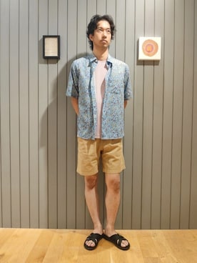 「green label relaxing（グリーンレーベルリラクシング）のアイテム」を使った、green label relaxingさん（メンズ・187cm）の夏コーディネート