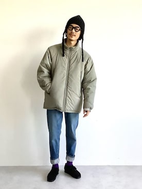 「green label relaxing（グリーンレーベルリラクシング）のアイテム（ブルゾン）」を使った、green label relaxingさん（メンズ・178cm）の秋コーディネート