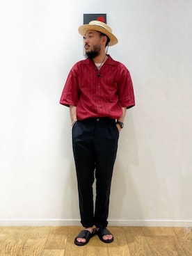 「PARKS PROJECT（パークスプロジェクト）のアイテム」を使った、green label relaxingさん（メンズ・168cm）の夏コーディネート