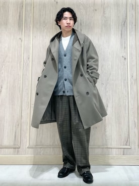 「green label relaxing（グリーンレーベルリラクシング）のアイテム（その他アウター）」を使った、green label relaxingさん（メンズ・167cm）の冬コーディネート